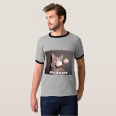 Pew Pew Pew Cat T-shirt (Voorkant volledig)
