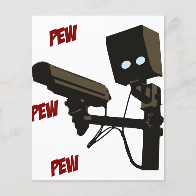 Pew Pew Pew Laser Radar Pistool Robot (Voorkant)