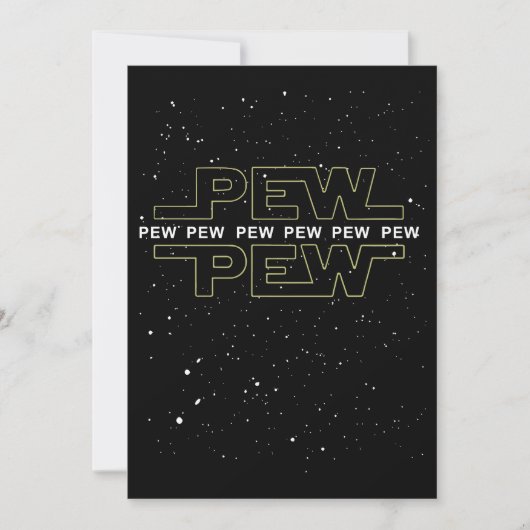 pew pew pw spel t - shirts (Voorkant)