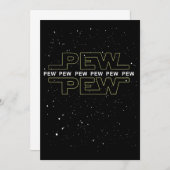 pew pew pw spel t - shirts (Voorkant / Achterkant)