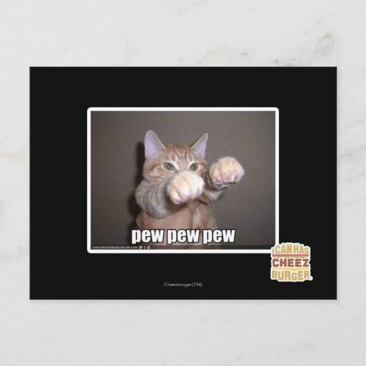Pewpewpeug Briefkaart (Voorkant)