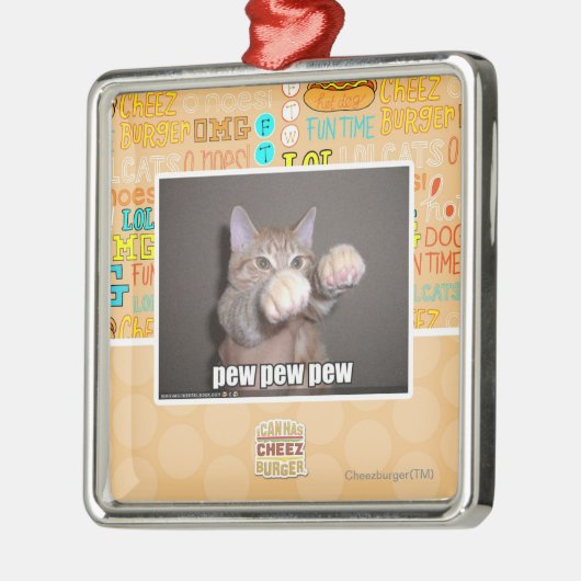 Pewpewpeug Metalen Ornament (Links)