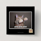 Pewpewpeug Vierkante Button 5,1 Cm (Voorkant)