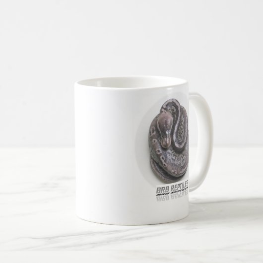 Pewter Ball Python - Gepersonaliseerd Koffiemok (Voorkant rechts)