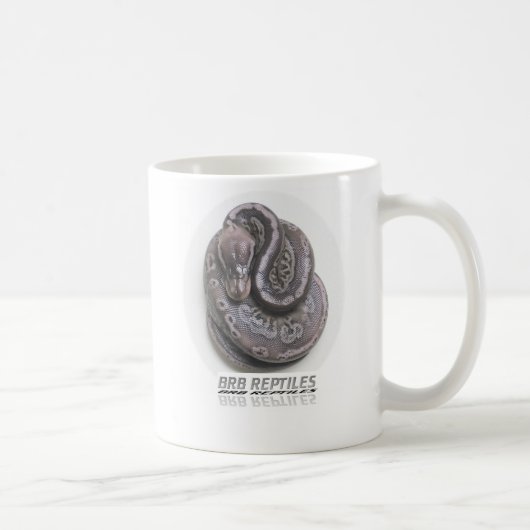Pewter Ball Python - Gepersonaliseerd Koffiemok (Rechts)