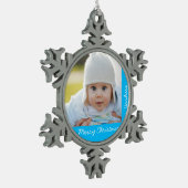 Pewter Christmas Ornaments With Baby Tin Sneeuwvlok Ornament (Links)