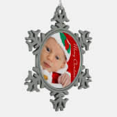Pewter Christmas Ornaments With Baby Tin Sneeuwvlok Ornament (Links)