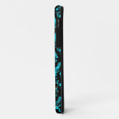 Pewter en Turquoise Steampunk Casemate Case-Mate iPhone Case (Achterkant/links)