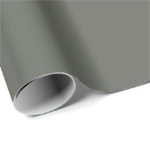 Pewter Green Solid Color Cadeaupapier (Rol Hoek)