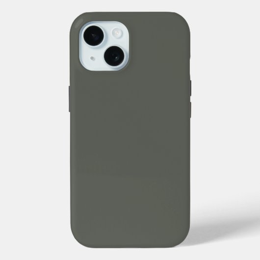 Pewter Green Solid Color Case-Mate iPhone Case (Achterkant)