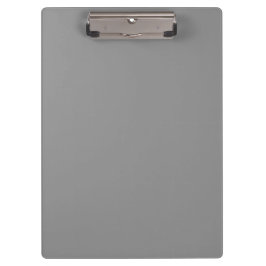 Pewter Grey Effen Kleur | Klassiek Elegant Klembord