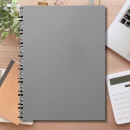 Pewter Grey Effen Kleur | Klassiek Elegant Notitieboek
