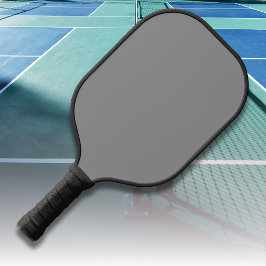 Pewter Grey Effen Kleur | Klassiek Elegant Pickleball Paddle