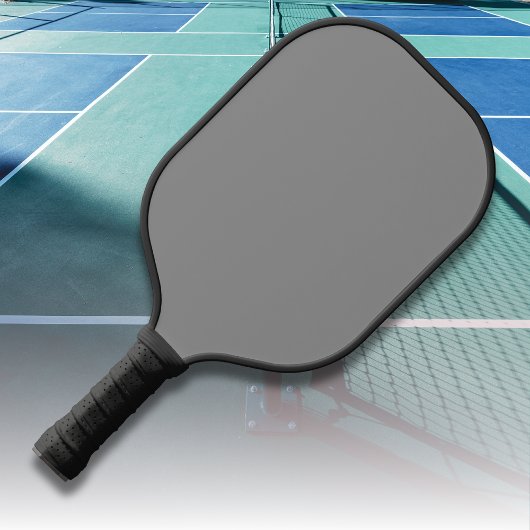 Pewter Grey Effen Kleur | Klassiek Elegant Pickleball Paddle