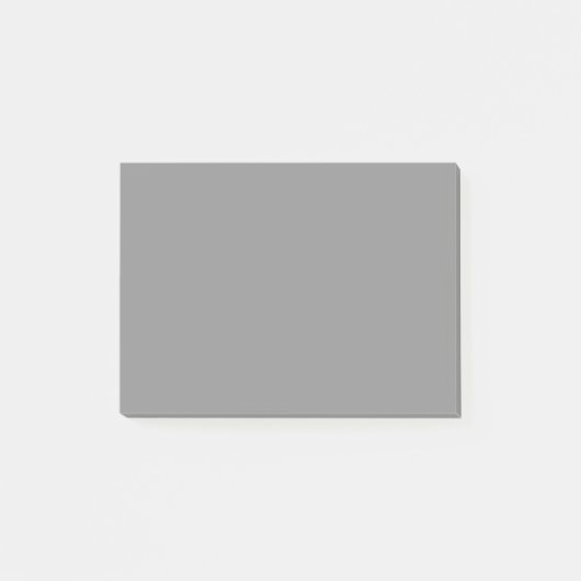 Pewter Grey Effen Kleur | Klassiek Elegant Post-it® Notes (Voorkant)