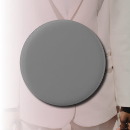 Pewter Grey Effen Kleur | Klassiek Elegant Ronde Button 5,7 Cm