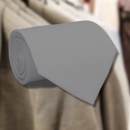 Pewter Grey Effen Kleur | Klassiek Elegant Stropdas
