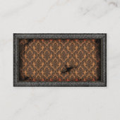 Pewter Lijst Steampunk Cogs Visitekaartje (Achterkant)