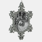 Pewter Ornament Little Match Girl Angel (Links)