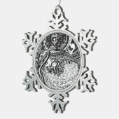 Pewter Ornament Little Match Girl Angel (Rechts)