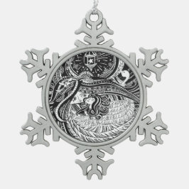 Pewter Ornament Little Match Girl Angel