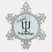 Pewter Ornament School Psychology (Voorkant)