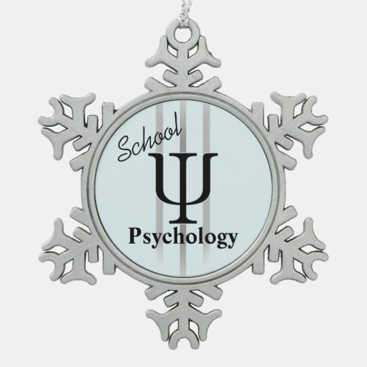 Pewter Ornament School Psychology (Voorkant)