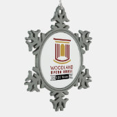 Pewter Snowflake 125th Jubileum Ornament (Links)