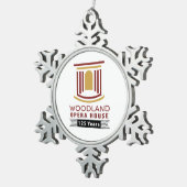Pewter Snowflake 125th Jubileum Ornament (Rechts)