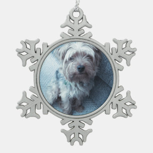 Pewter Snowflake Oranament Tin Sneeuwvlok Ornament