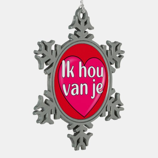Pewter Snowflake Ornament (Links)