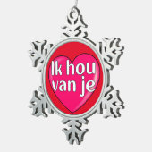 Pewter Snowflake Ornament (Rechts)