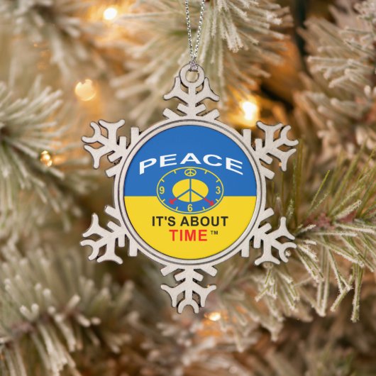 Pewter Snowflake Ornament (Boom)