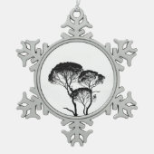 Pewter Snowflake Ornament (Voorkant)