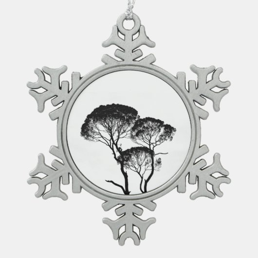 Pewter Snowflake Ornament (Voorkant)