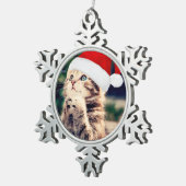 Pewter Snowflake Ornament (Rechts)