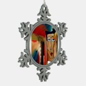 Pewter Snowflake Ornament (Links)