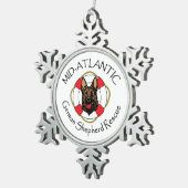 Pewter Snowflake Ornament (Rechts)