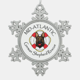 Pewter Snowflake Ornament