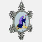 Pewter Snowflake Ornament de Shepherd (Links)