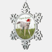 Pewter Snowflake Ornament van coyote (Rechts)