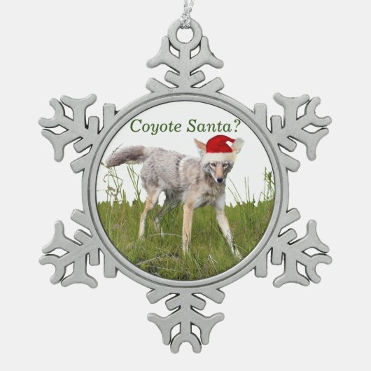 Pewter Snowflake Ornament van coyote (Voorkant)