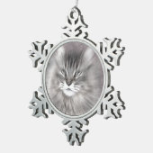 pewter snowflake ornamenten (Rechts)