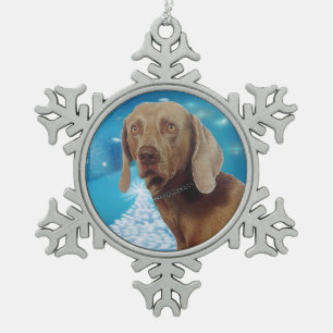 pewter snowflake ornamenten
