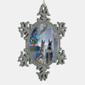 pewter snowflake ornamenten (Links)