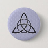 Pewter Trinity Knot Button (Voorkant)