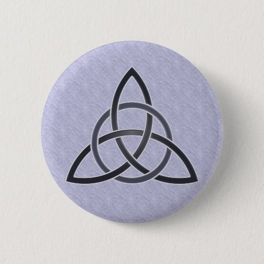 Pewter Trinity Knot Button (Voorkant)