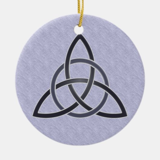 Pewter Trinity Knot Ornament (Voorkant)