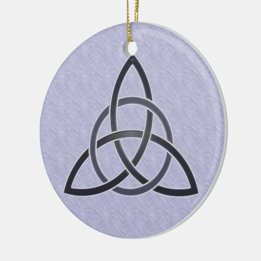 Pewter Trinity Knot Ornament (Links)