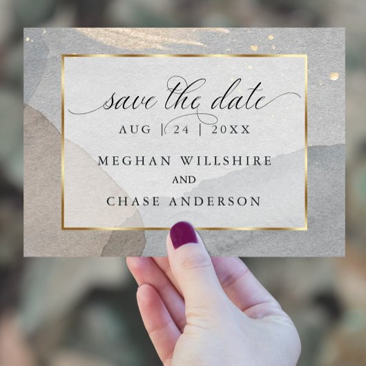 Pewter Waterverf Splash op granietsteen Kaart